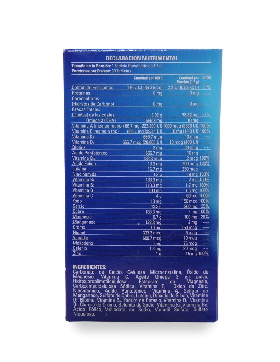 Complement Balance PRO Silver con omega 3 de 30 tabletas 3