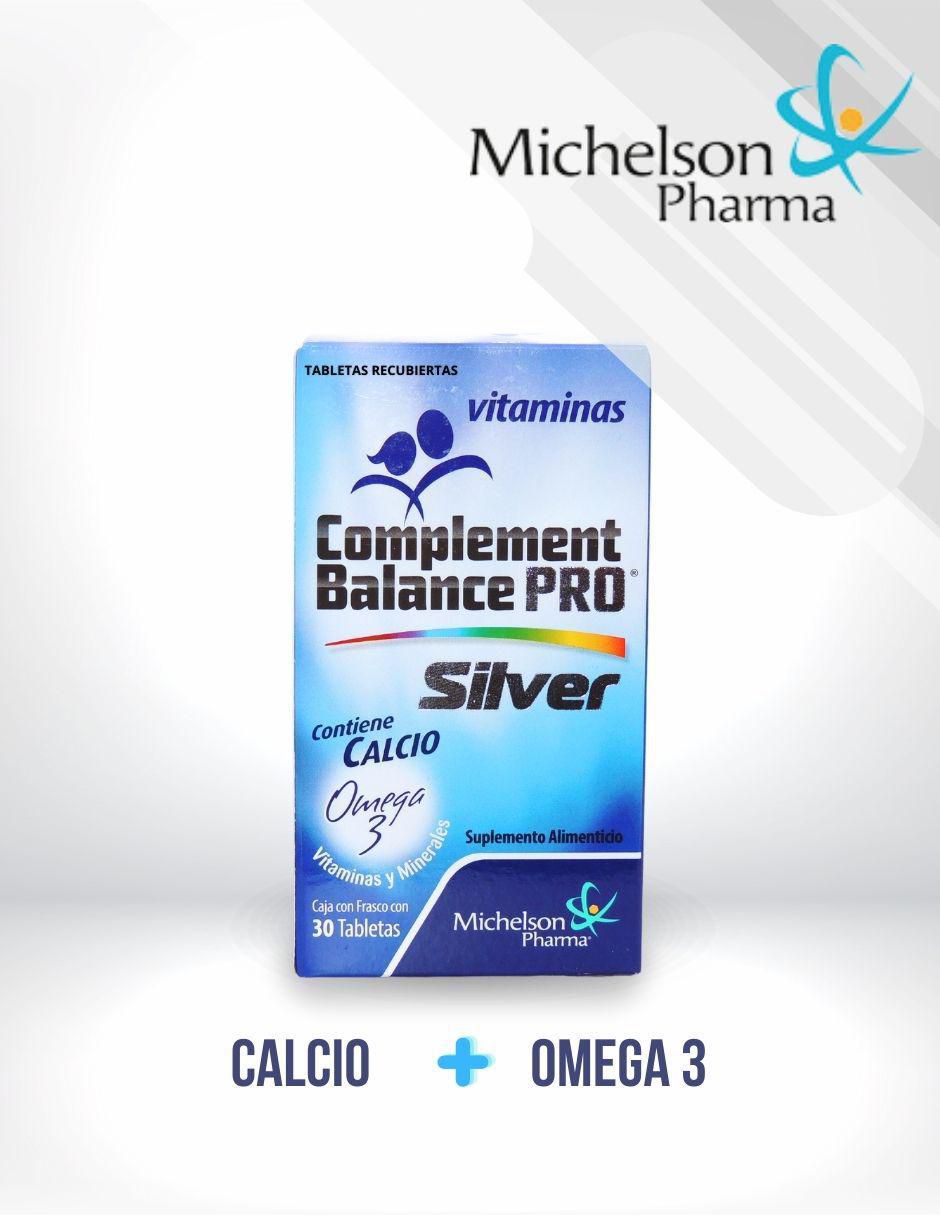 Complement Balance PRO Silver con omega 3 de 30 tabletas 4