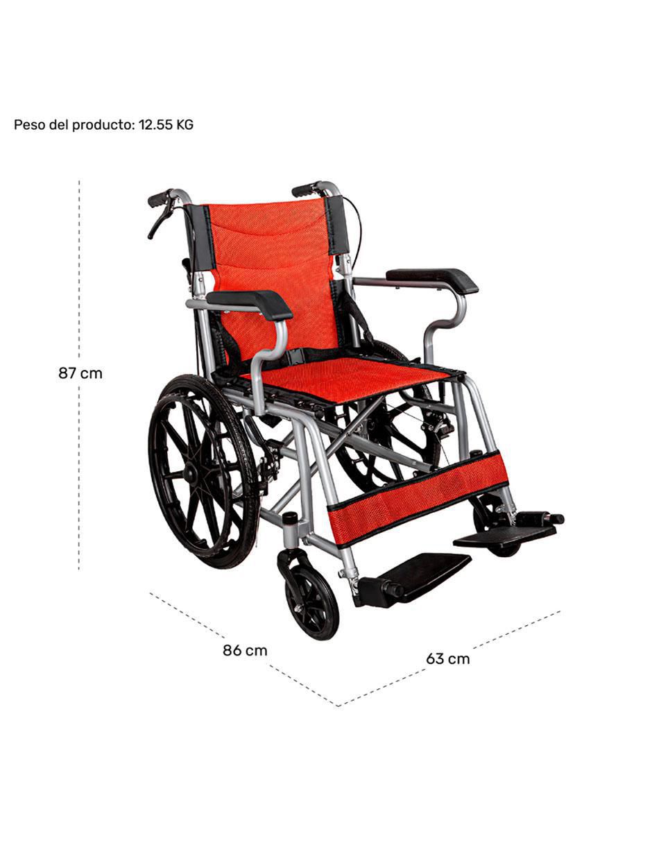 Silla de ruedas mkz-siru18poliro 16