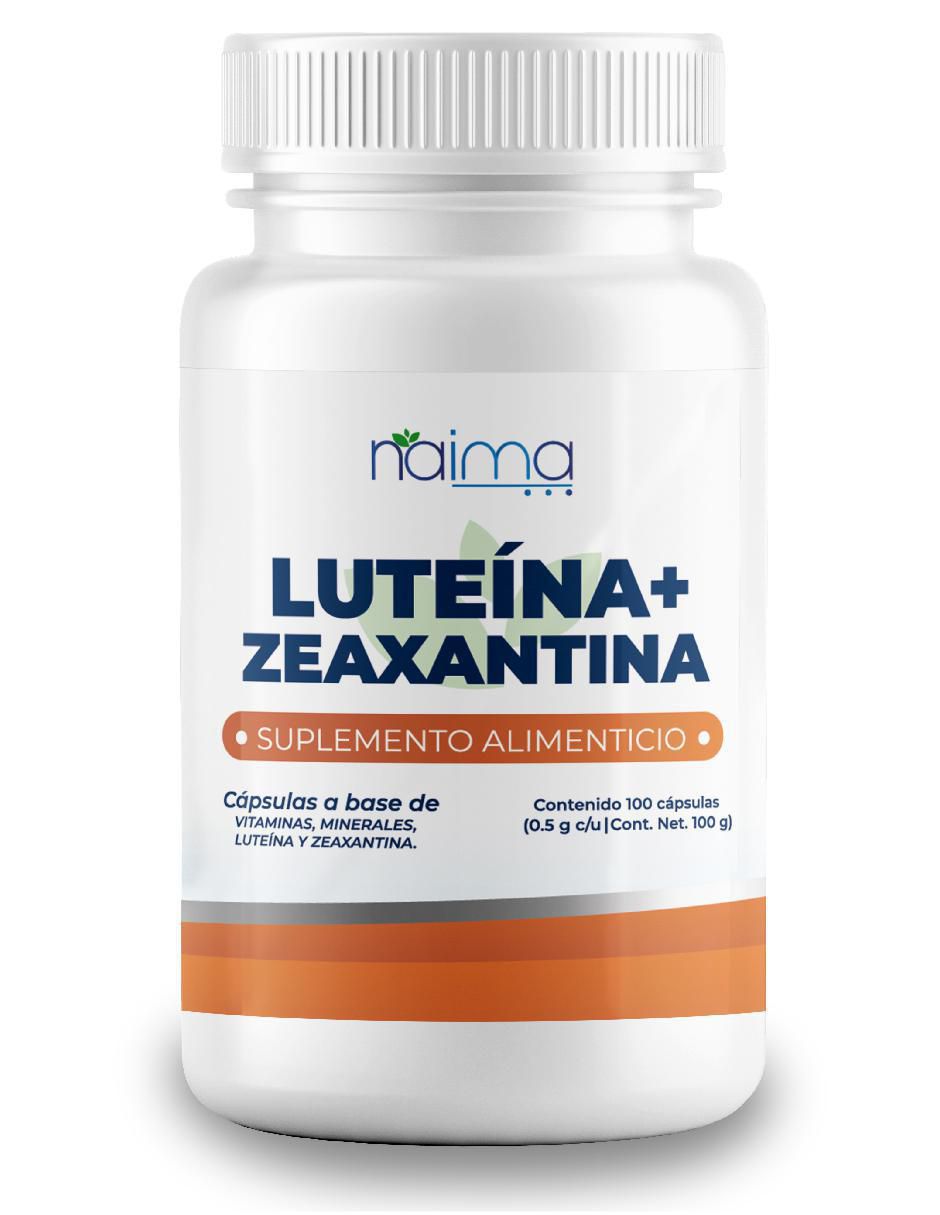 Luteína + Zeaxantina con Naima con luteína, zeaxantina de 100 cápsulas Luteína + Zeaxantina con Naima con luteína, zeaxantina de 100 cápsulas