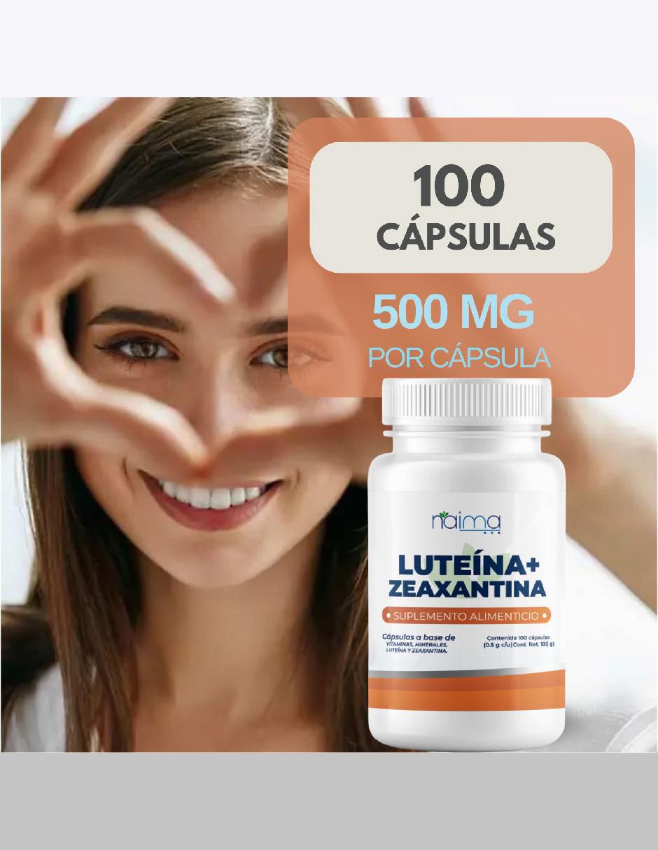 Luteína + Zeaxantina con Naima con luteína, zeaxantina de 100 cápsulas 5