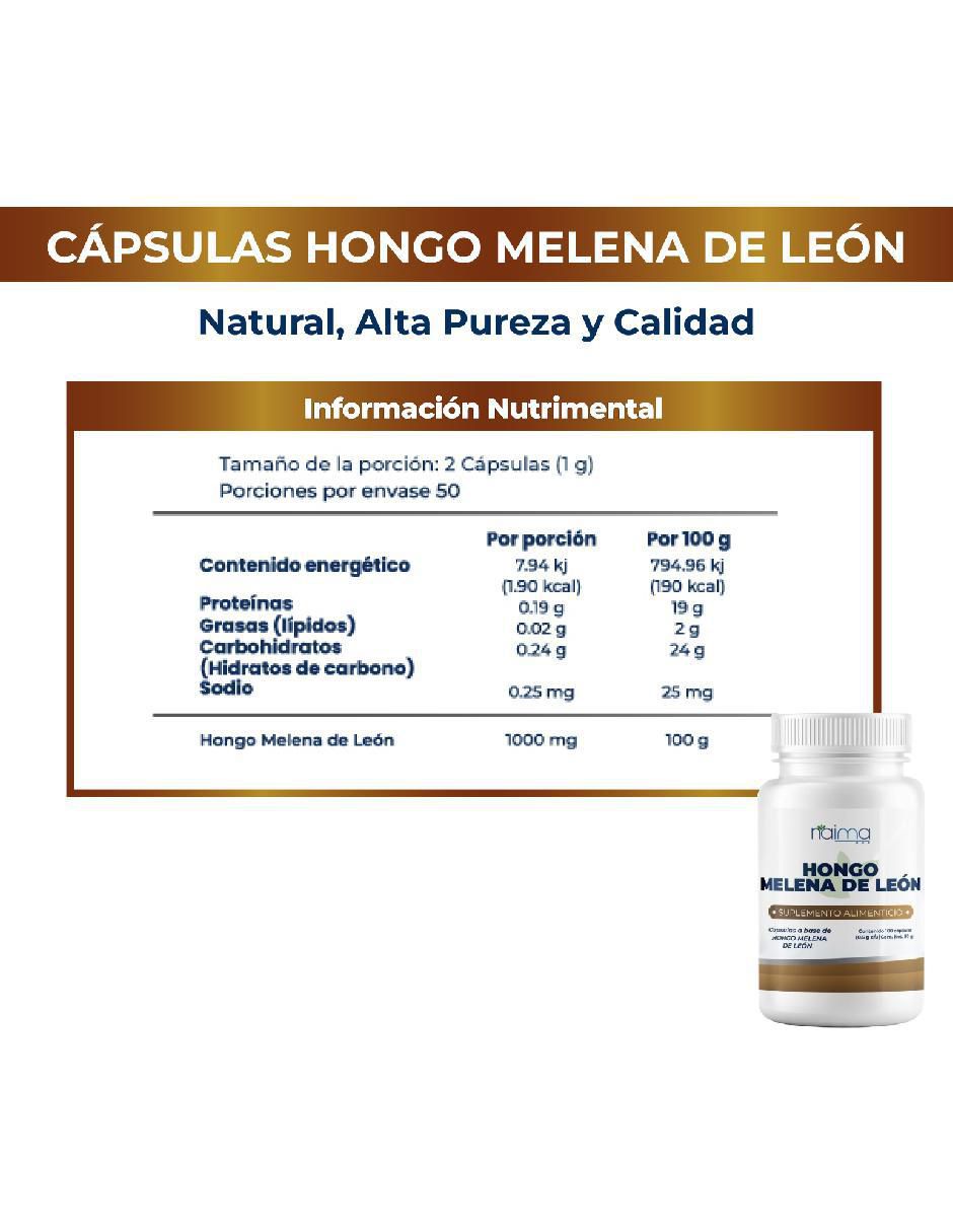 Set de suplementos alimenticios de Hongo Melena de León 3