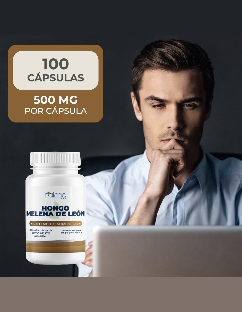 Set de suplementos alimenticios de Hongo Melena de León 4
