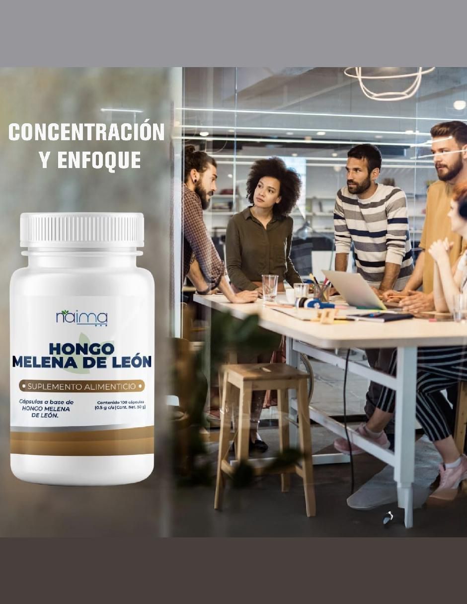 Set de suplementos alimenticios de Hongo Melena de León 5