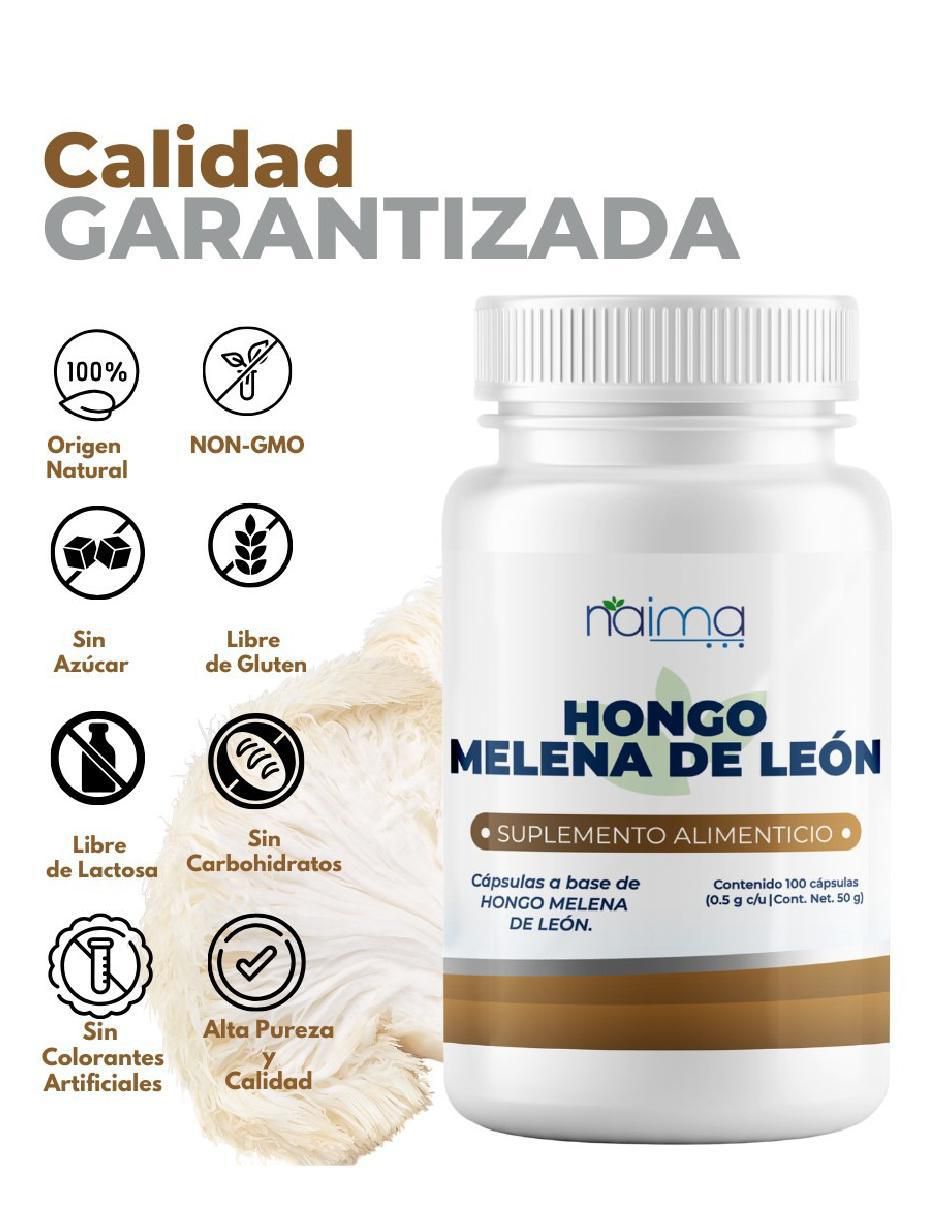 Set de suplementos alimenticios de Hongo Melena de León 7