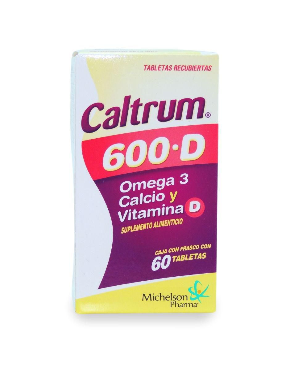 CALTRUM 600 D con calcio, vitamina d3 y omega 3 de 60 tabletas 2