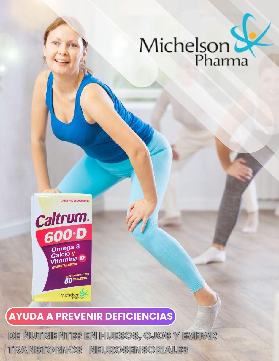 CALTRUM 600 D con calcio, vitamina d3 y omega 3 de 60 tabletas 5