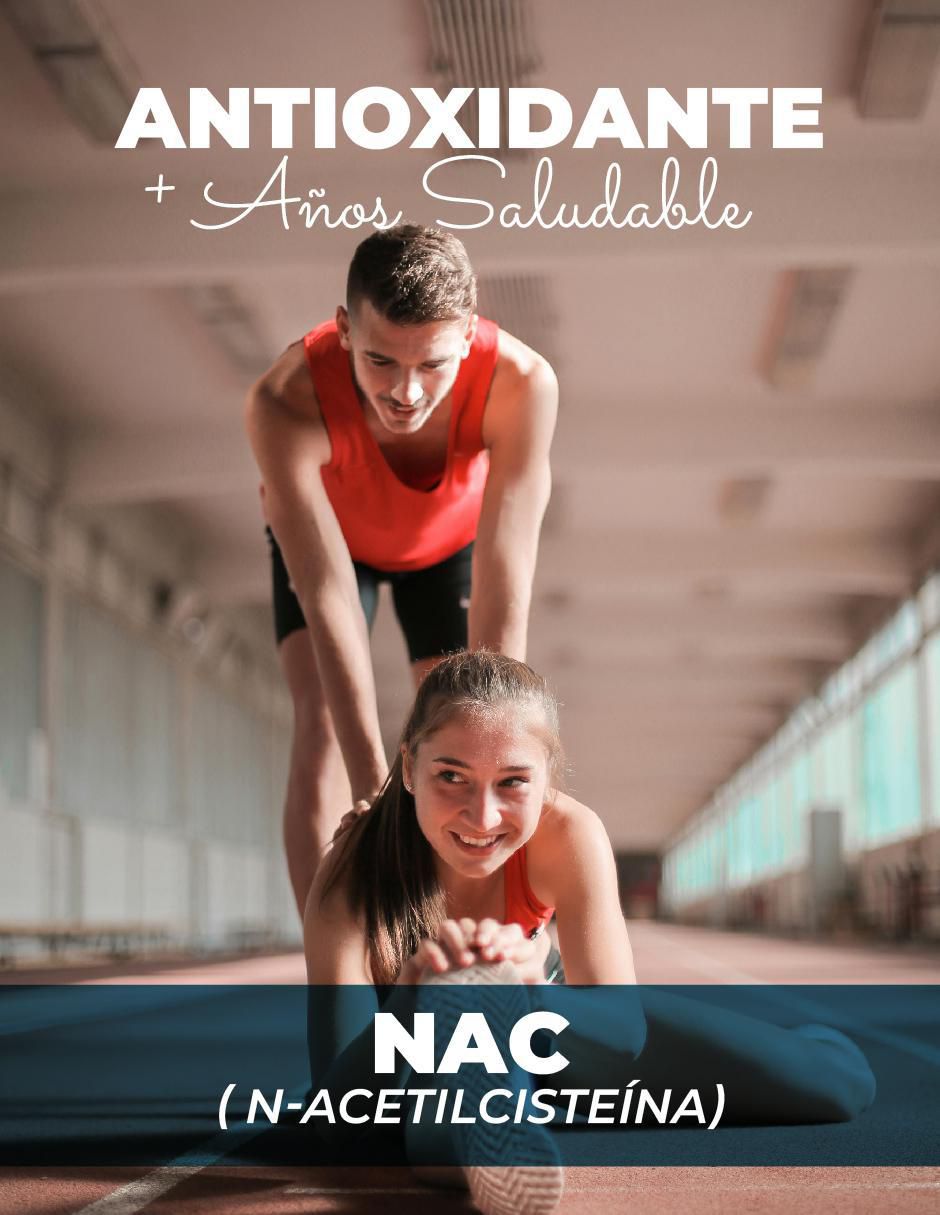 NAC N-acetilcisteína con n-acetyl cysteine de 120 cápsulas 7