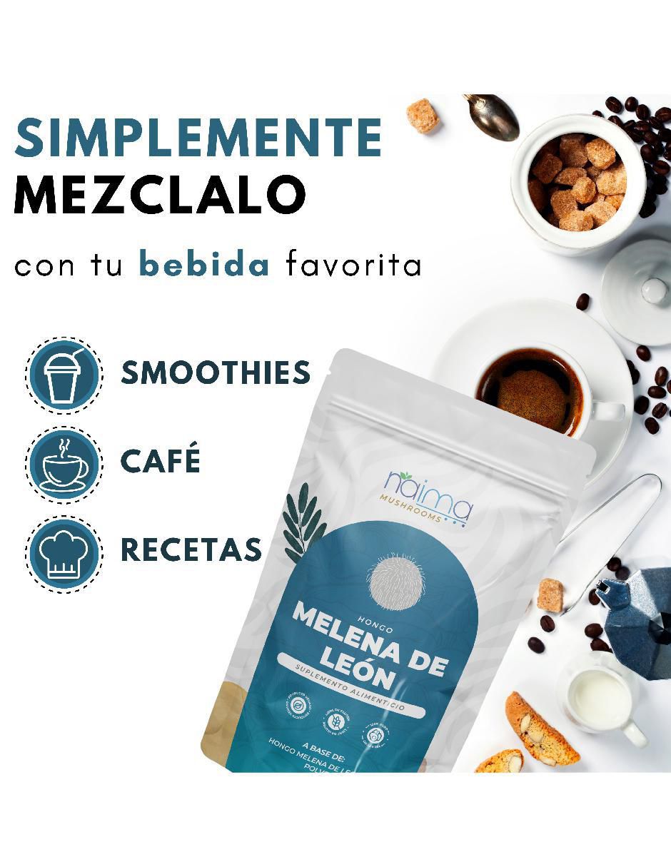 Hongo Melena De León con melena de león sabor natural de 100 g 4