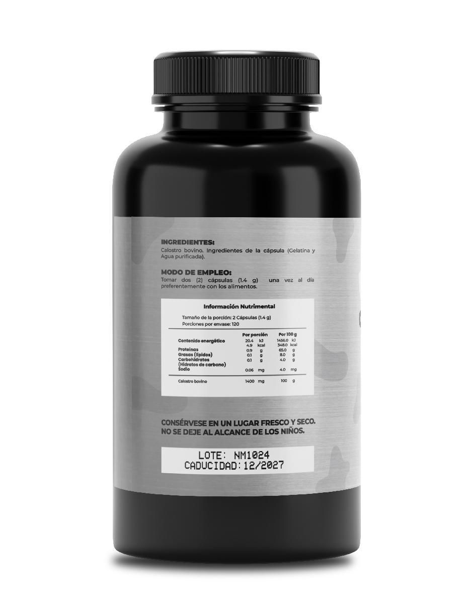 Colostrum Bovine (Calostro Bovino) con calostro bovino de 240 cápsulas 3