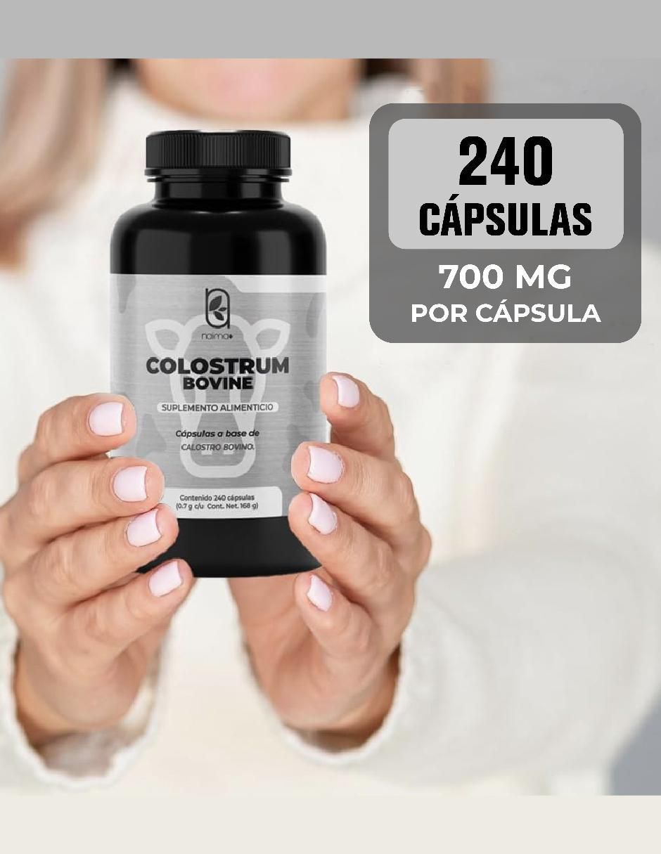 Colostrum Bovine (Calostro Bovino) con calostro bovino de 240 cápsulas 5