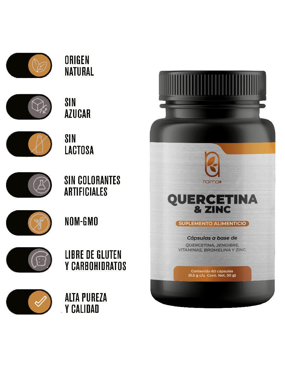 Quercetina con queratina de 60 cápsulas 6