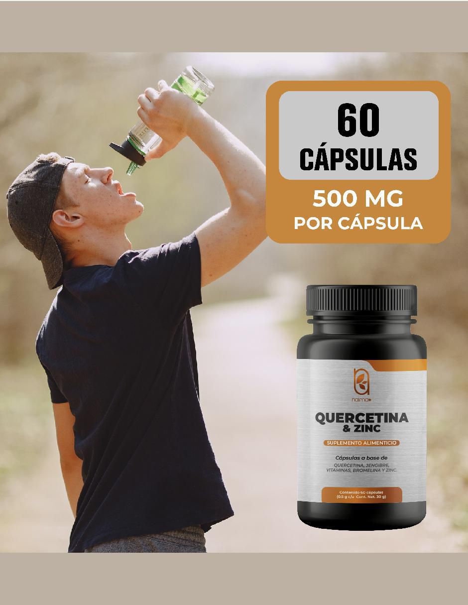 Quercetina con queratina de 60 cápsulas 7