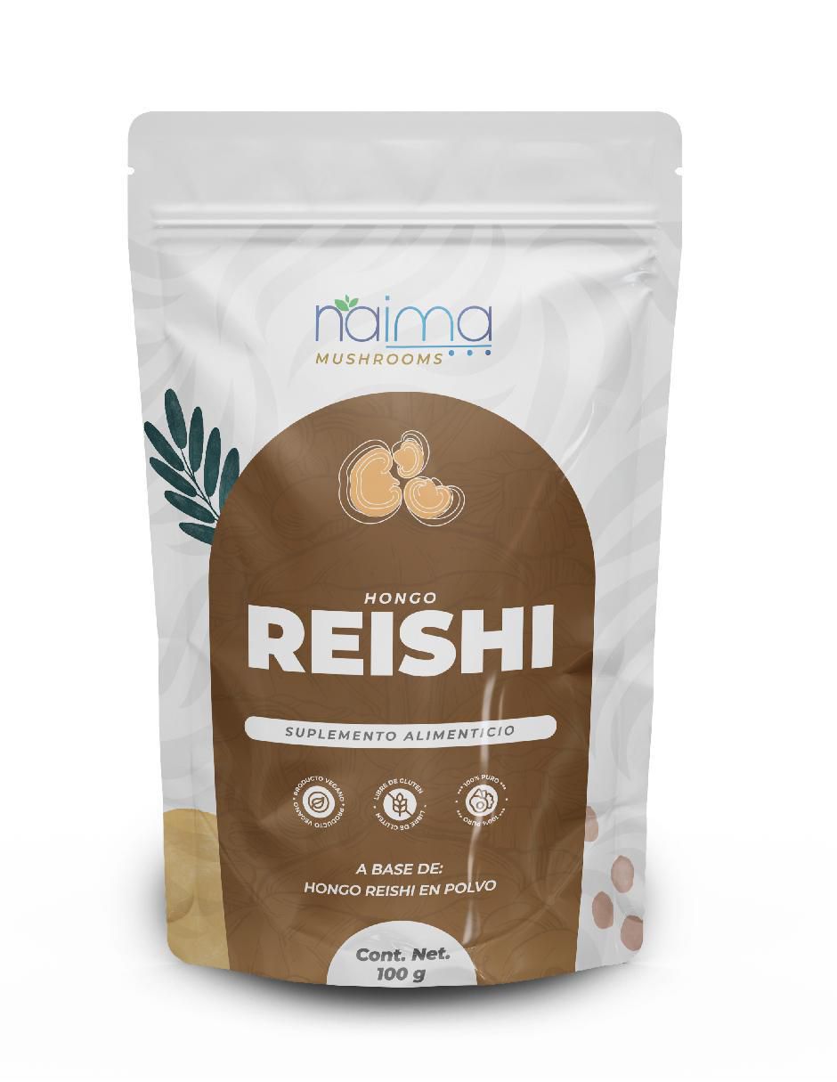 Hongo Reishi Adaptógeno con reishi sabor natural de 100 g