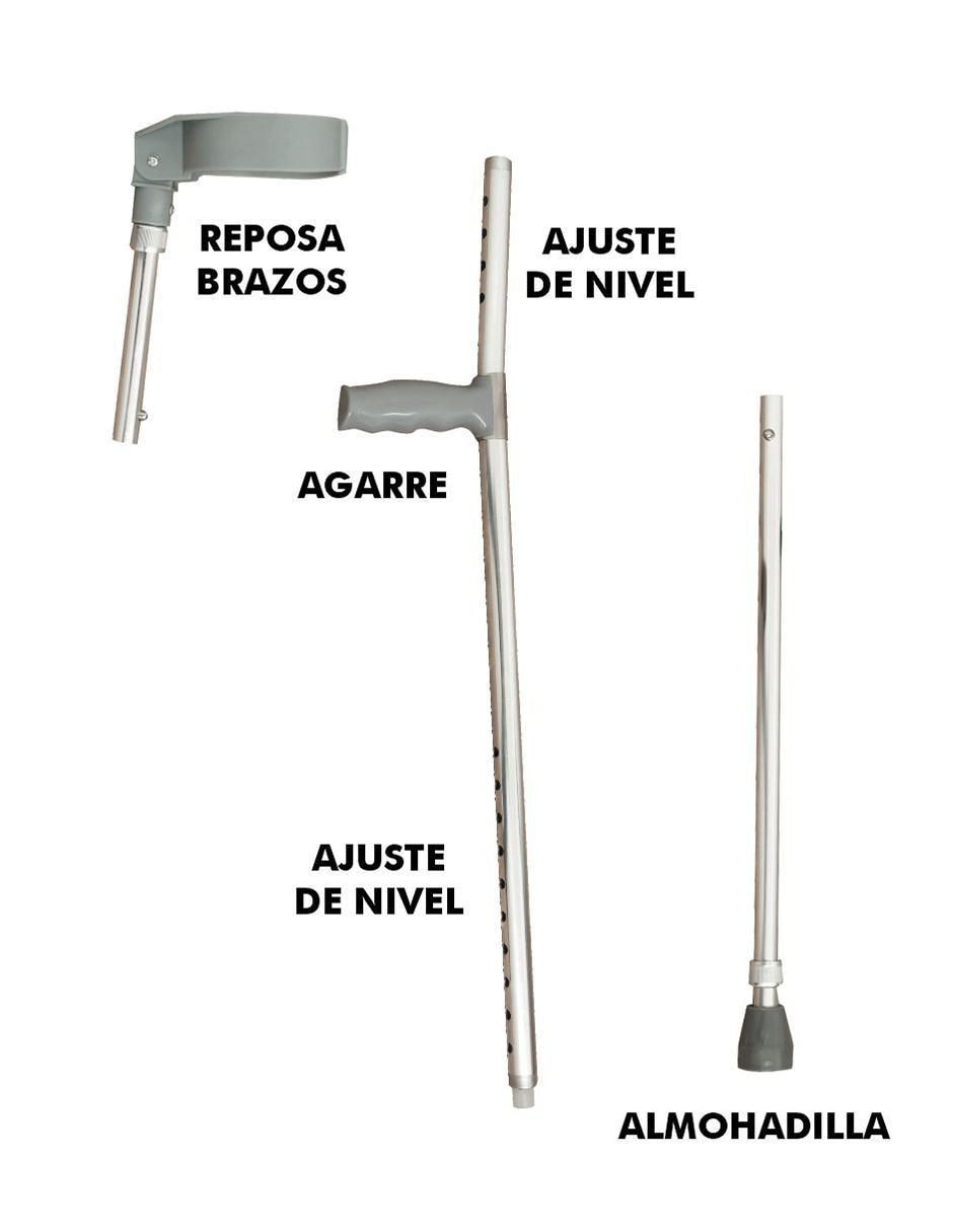 Muletas con soporte ortopédico Canadiense 7
