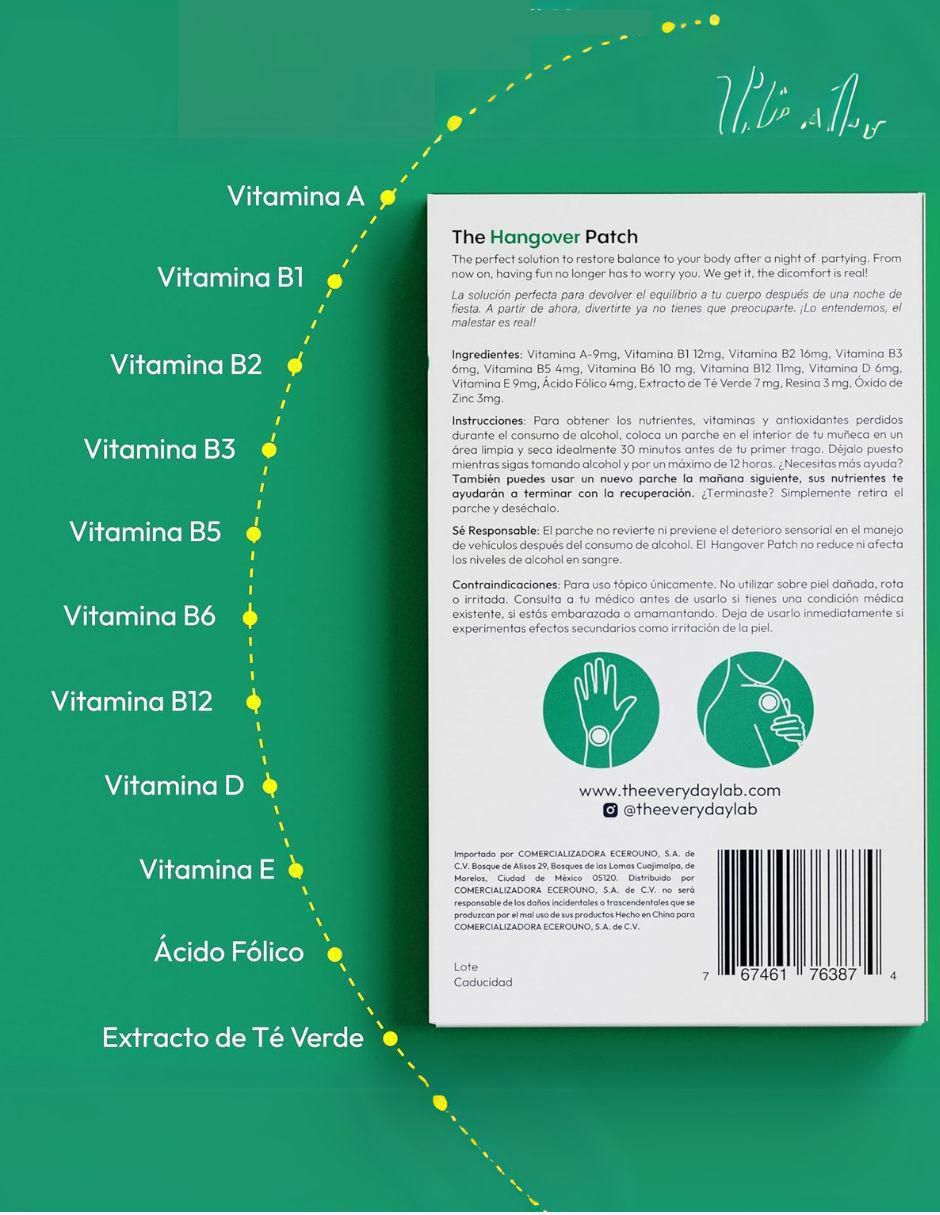 The Hungover vitamina parches 5