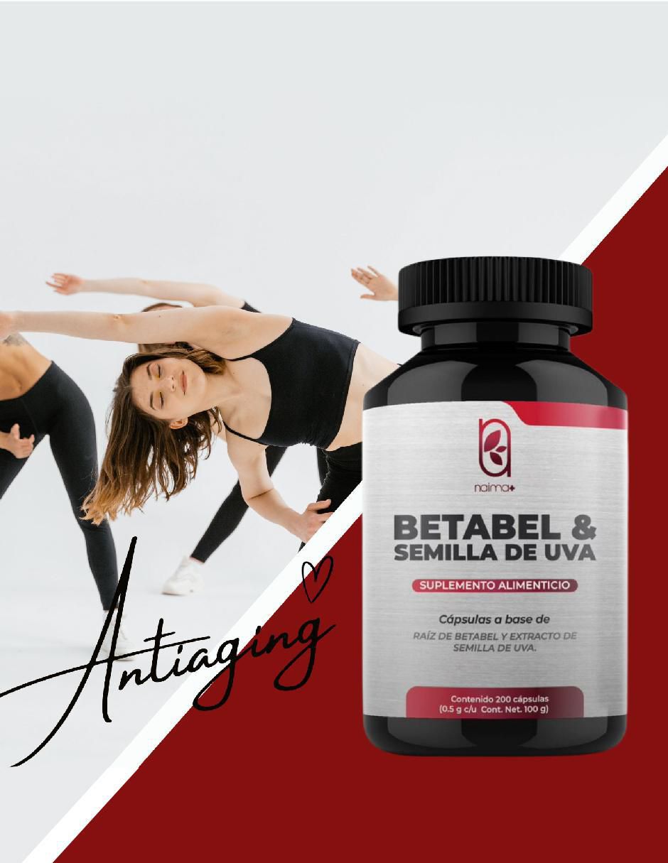 Betabel Con Semillas de Uva con betabel de 200 cápsulas 5