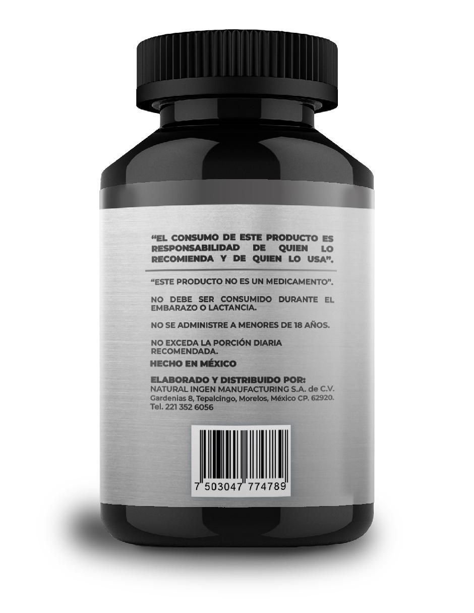 Testo con ácido aspártico, fenogreco, maca negra, tribulus, arginina, citrulina, zinc, creatina y d3 de 240 cápsulas 2