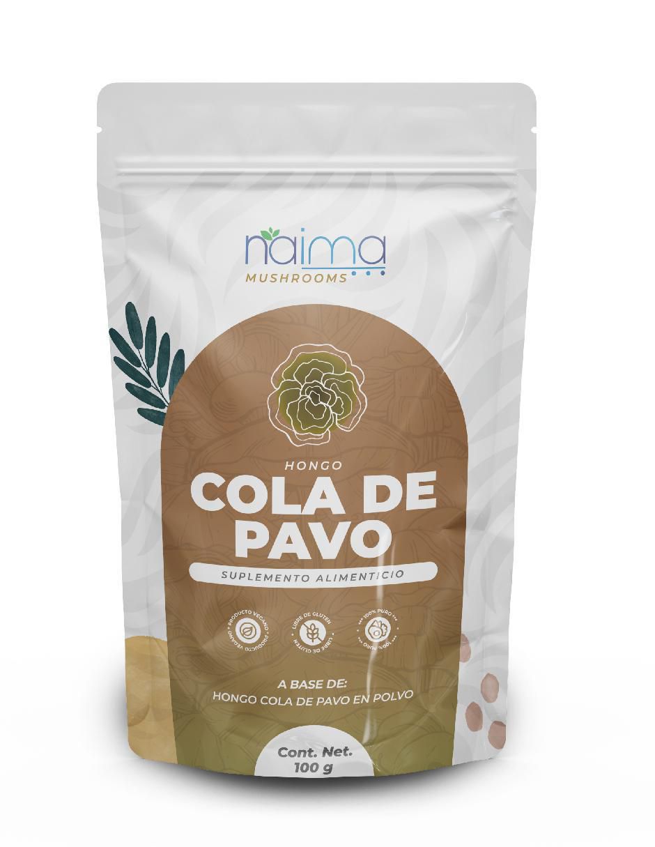 Hongo Cola de Pavo sabor natural de 100 g