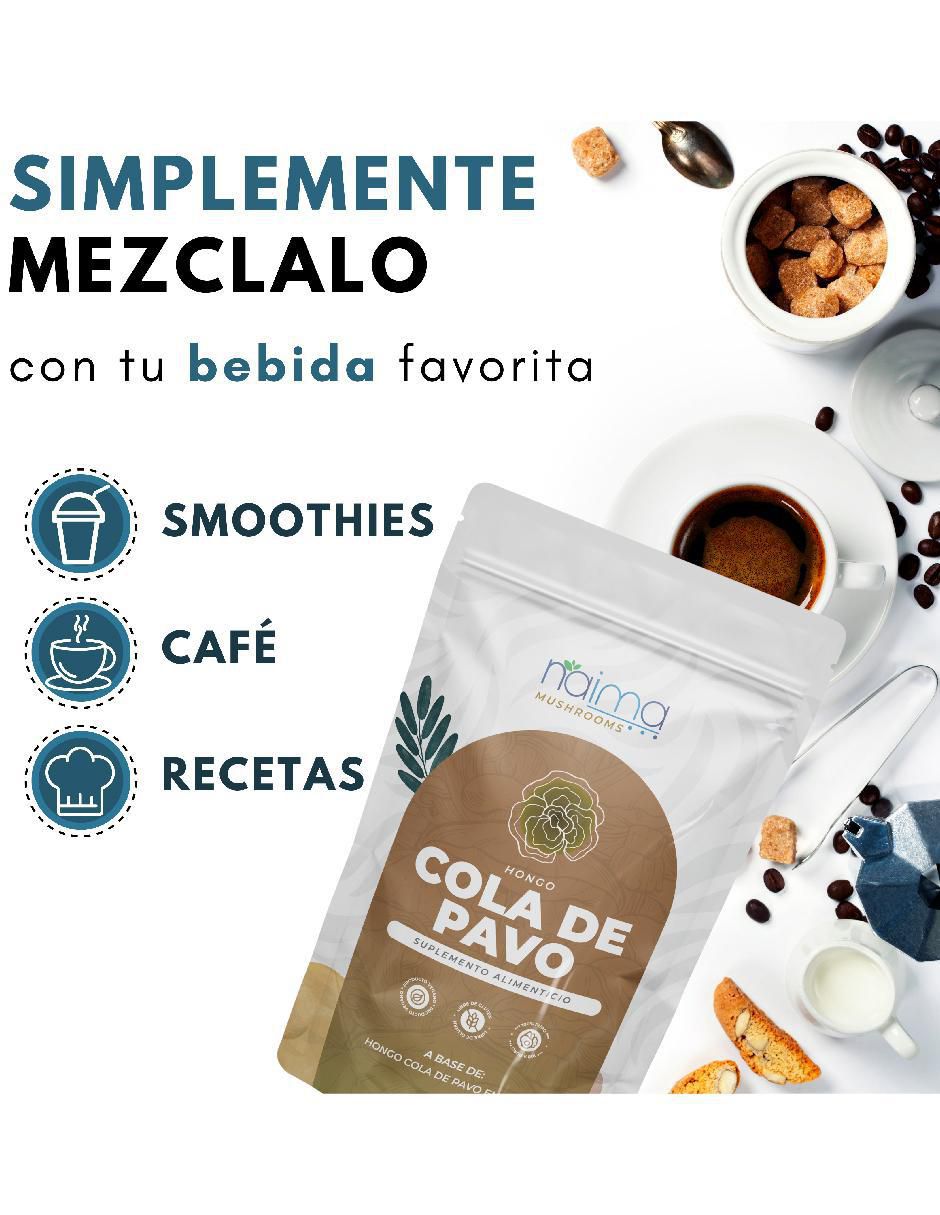 Hongo Cola de Pavo sabor natural de 100 g 5