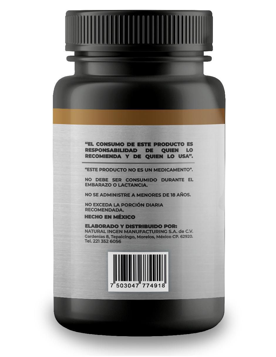 8 Mushroom Complex con reishi, chaga, melena de león, maitake, shiitake, cola de pavo y cordyceps de 100 cápsulas 2