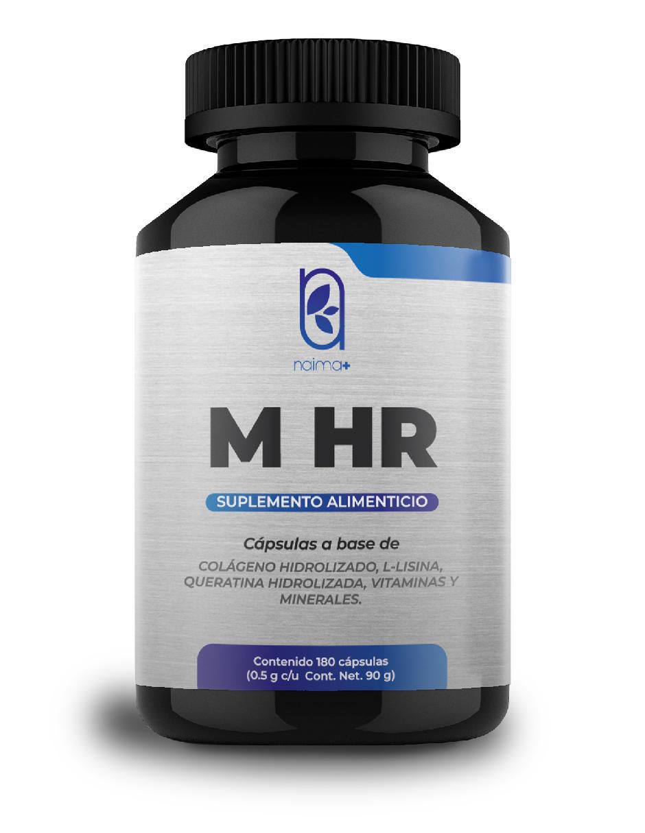 M HR Suplemento Alimenticio Naima con colgeno, biotina, l-lisina,  queratina, vitaminas y minerales de 180 cpsulas | Suburbia