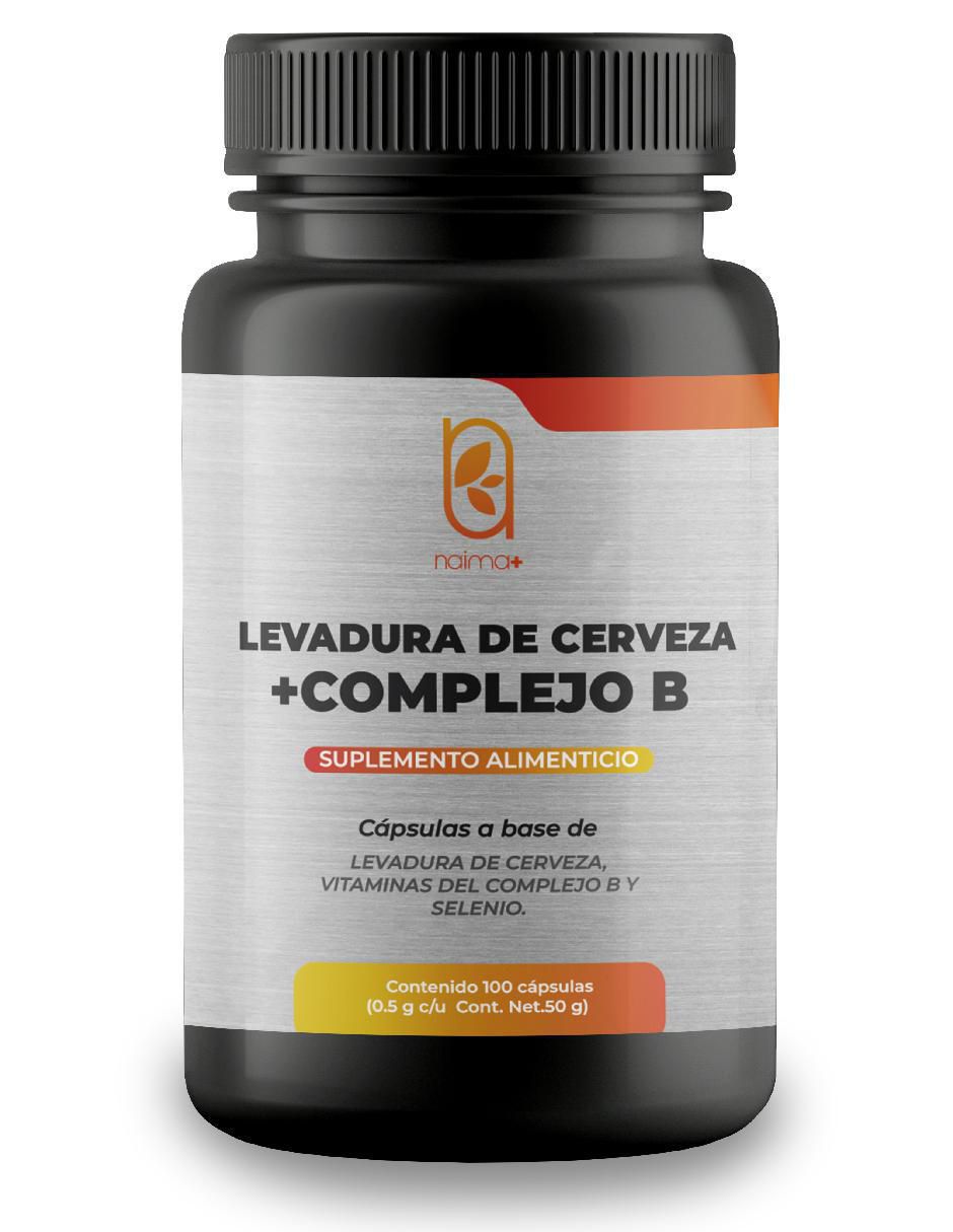 Levadura de Cerveza + Complejo B con complejo b y levadura de cerveza de 100 cápsulas