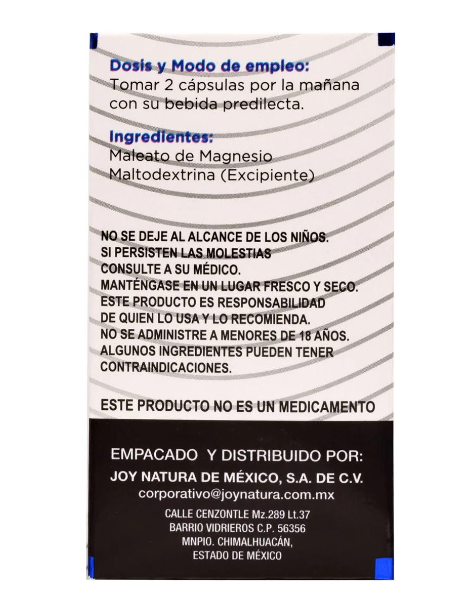 Malato Magnesio de 30 cápsulas 2