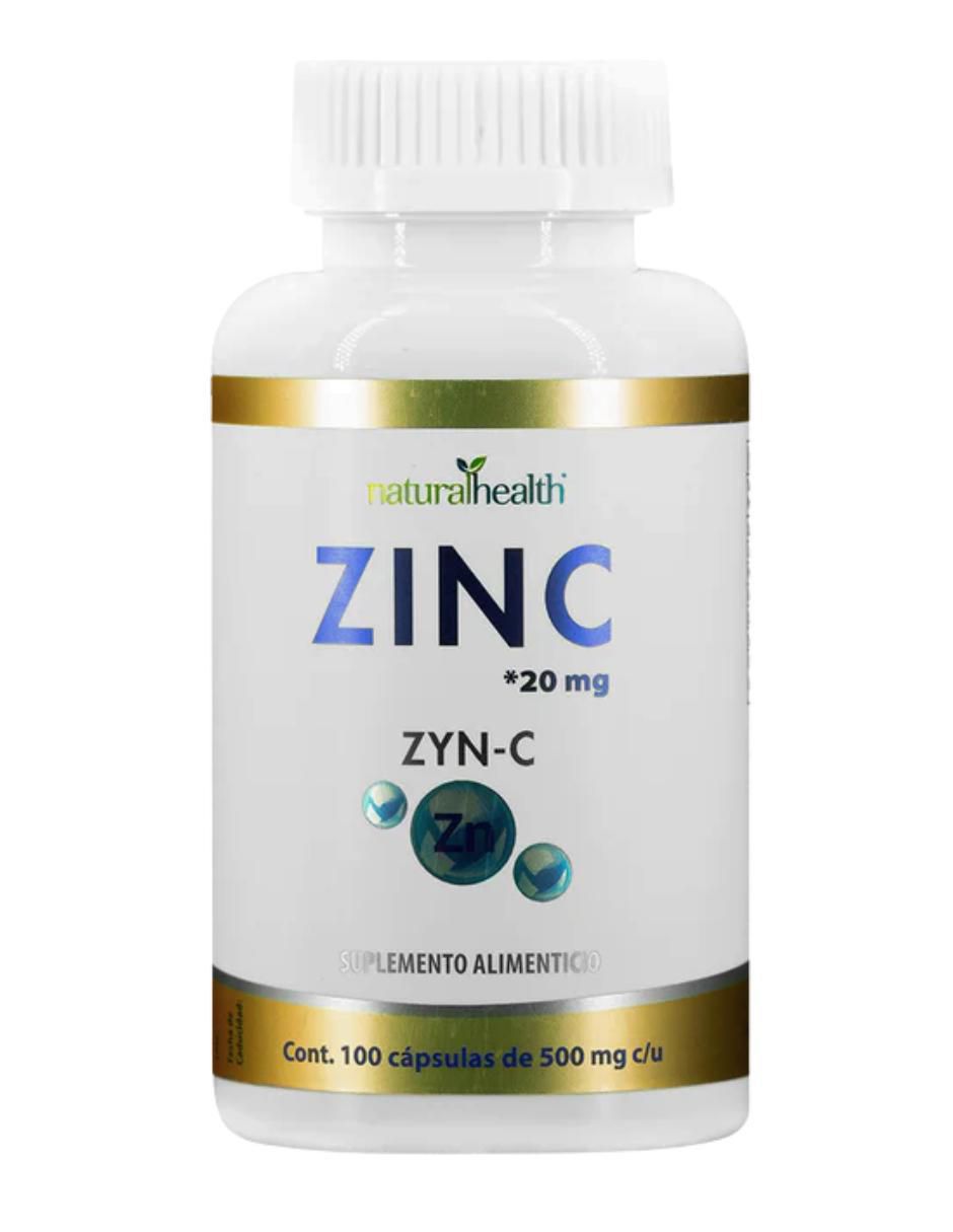 ZYN-C Zinc con zinc de 100 cápsulas