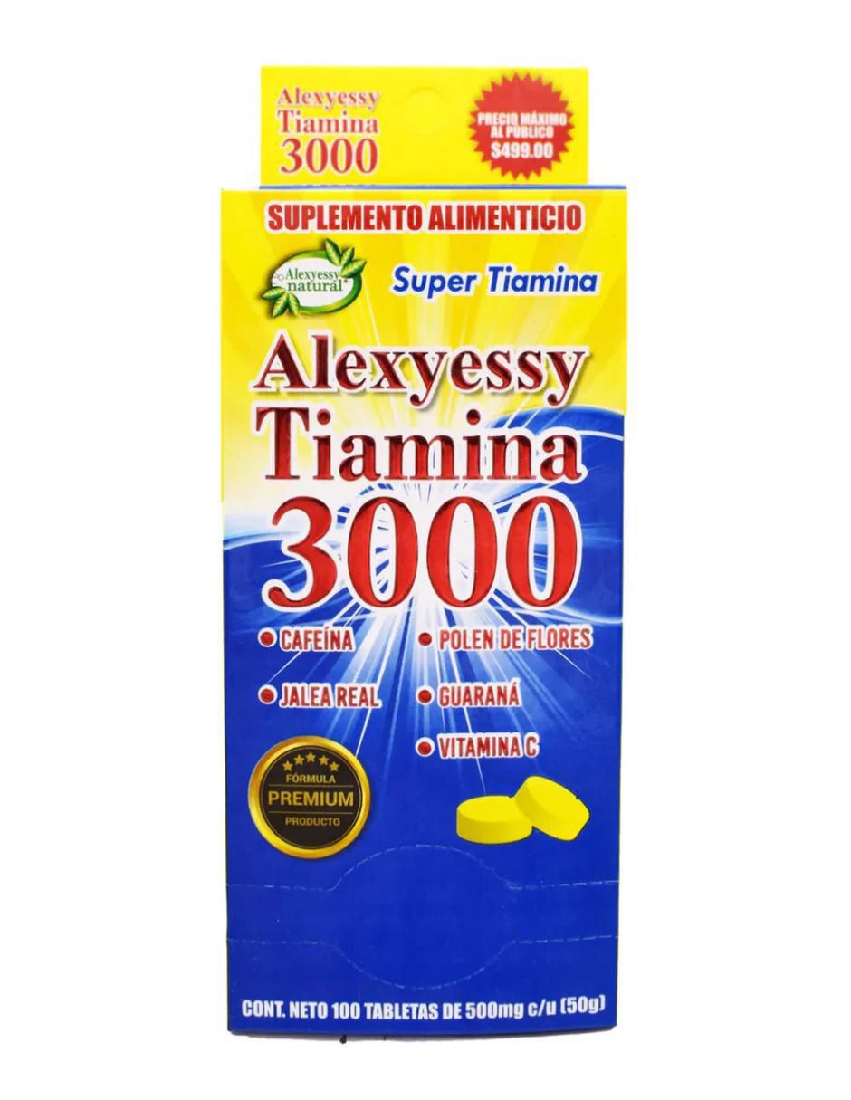 Tiamina 3000 de 100 tabletas