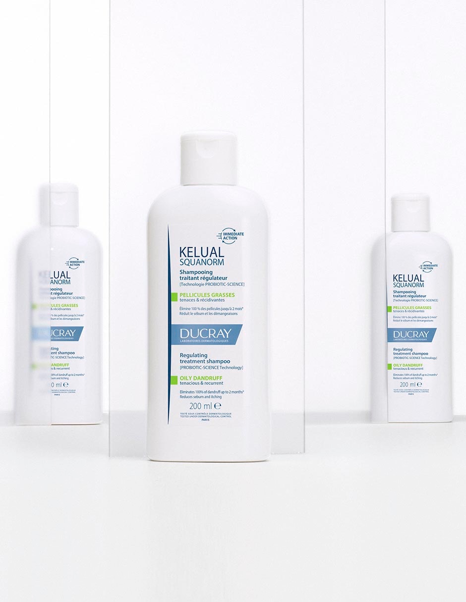 Shampoo dermatológico caspa grasa Kelual Squanorm 200 ml 2