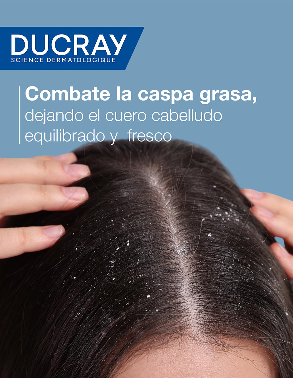 Shampoo dermatológico caspa grasa Kelual Squanorm 200 ml 3