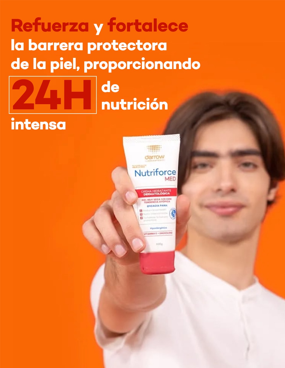 Crema para cuerpo recomendada para calmar la piel día Nutriforce para piel seca 3