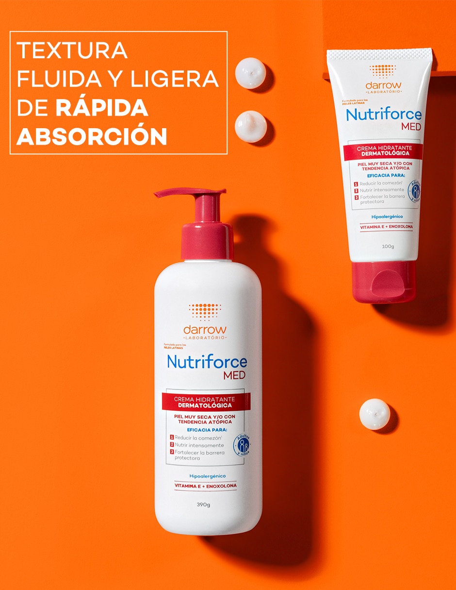 Crema para cuerpo recomendada para calmar la piel día Nutriforce para piel seca 4