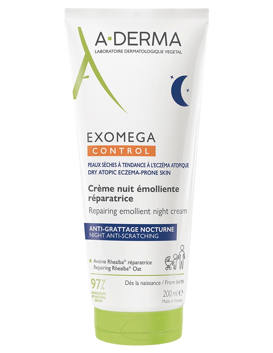 Crema para rostro y cuerpo recomendada para calmar la piel día y noche Exomega para piel sensible Crema para rostro y cuerpo recomendada para calmar la piel día y noche Exomega para piel sensible