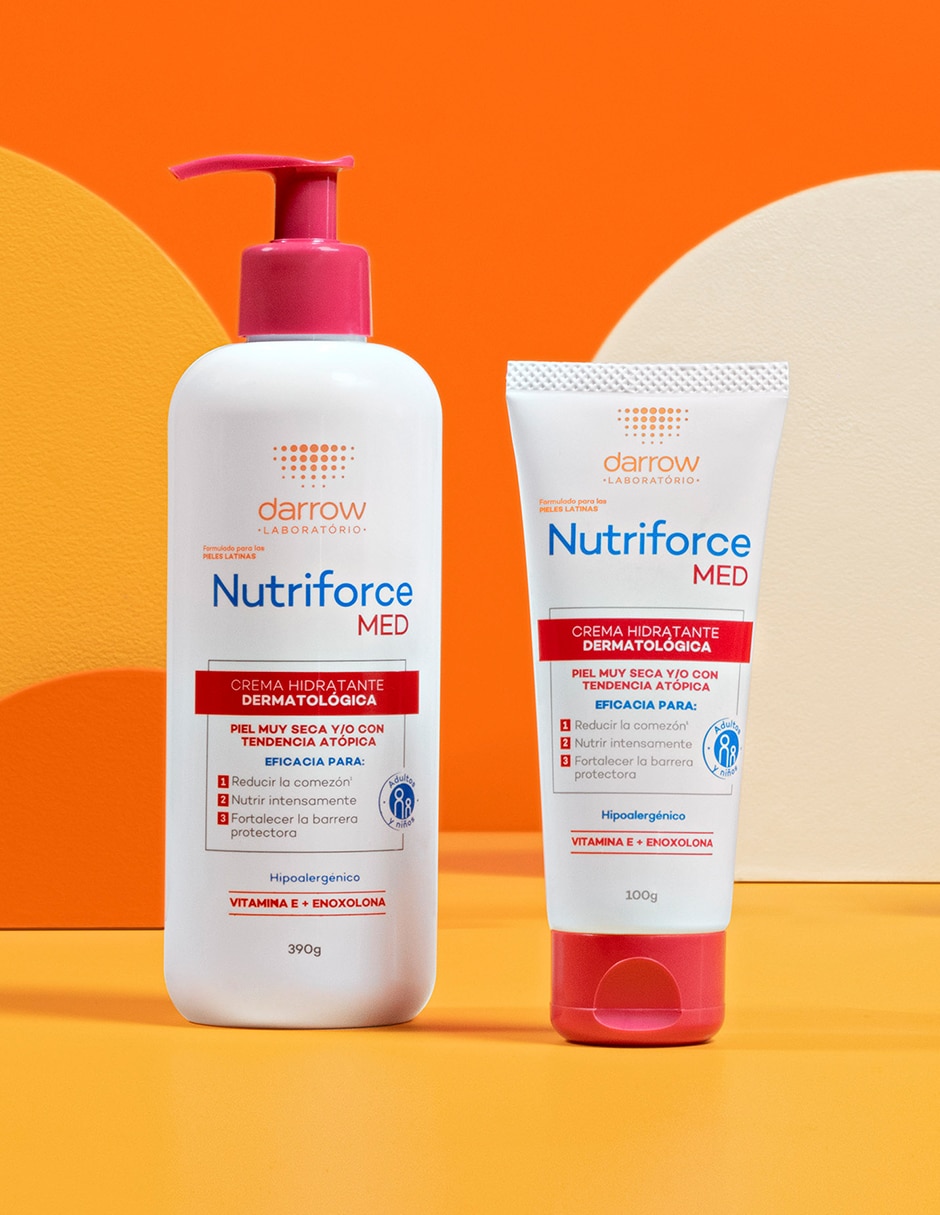 Crema para cuerpo recomendada para calmar la piel día Nutriforce Med para piel seca 6