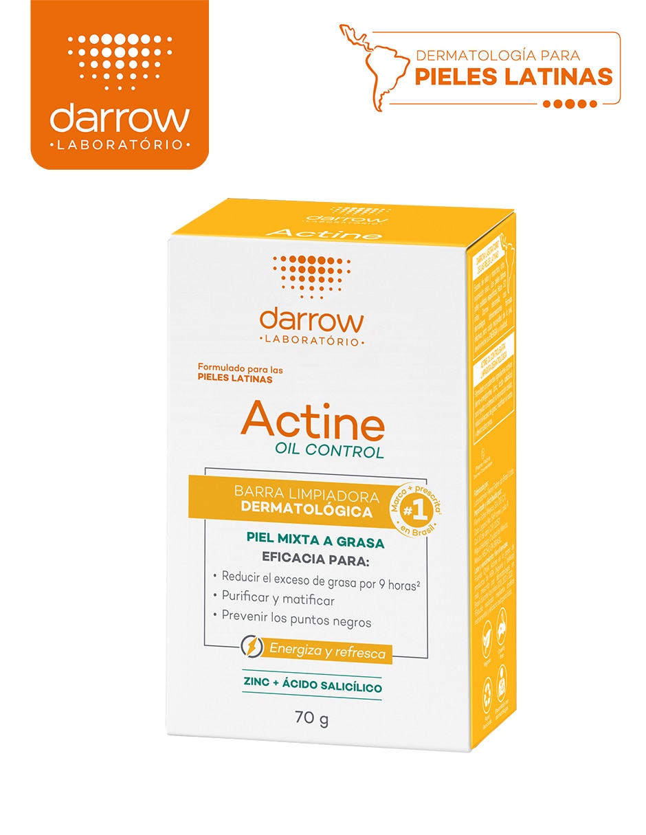 Jabón facial Actine oil control 2
