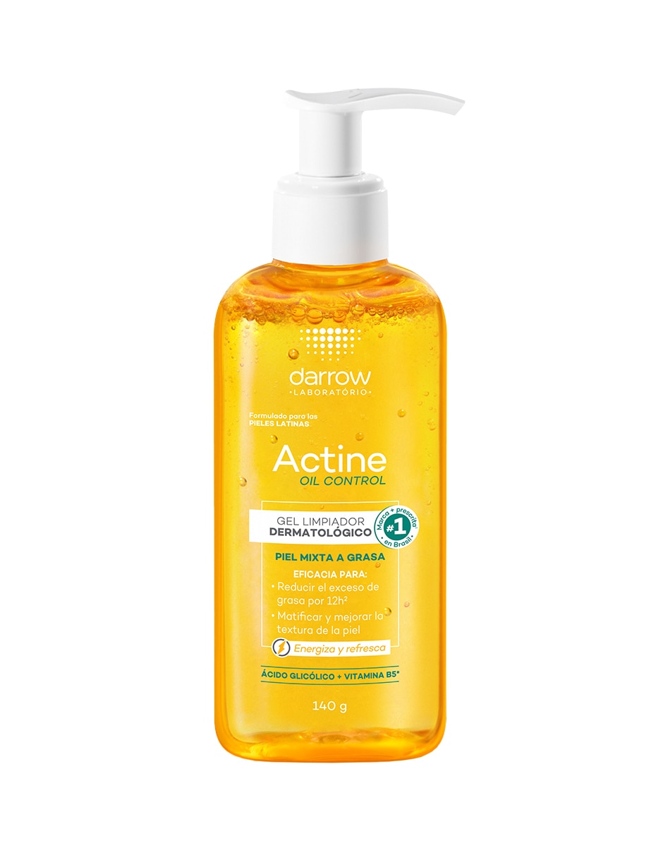 Limpiador facial Actine Oil Control Gel para acné