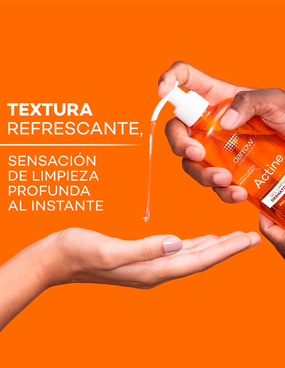 Limpiador facial Gel Limpiador Vitamina C Actine para acné 4
