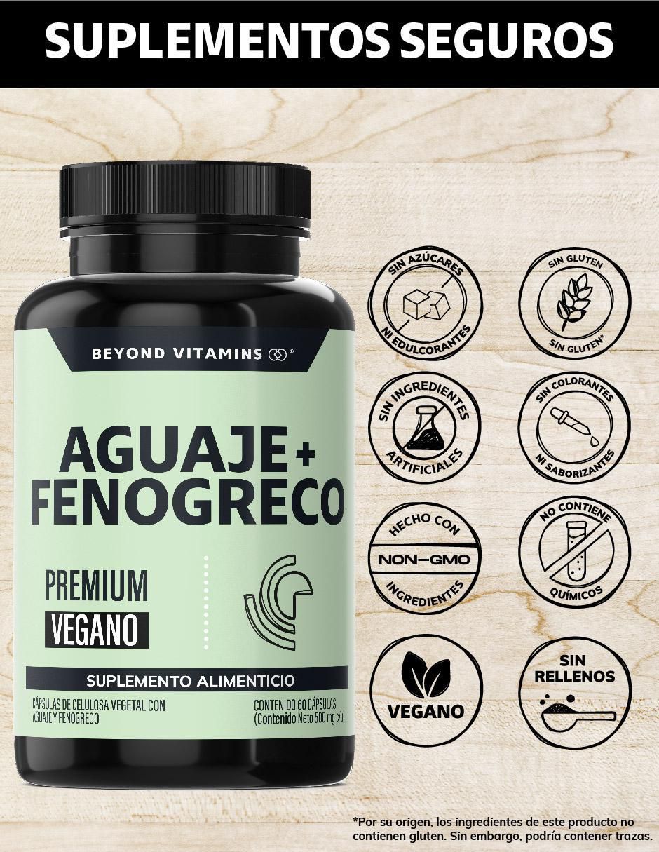 Aguaje + Fenogreco de 60 cápsulas 2