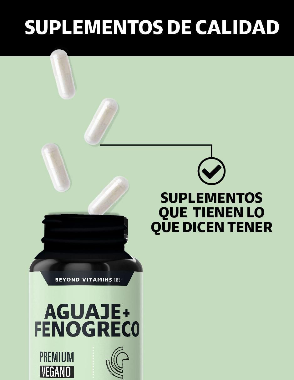 Aguaje + Fenogreco de 60 cápsulas 3