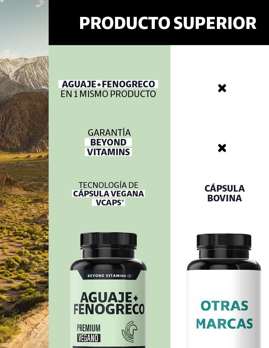 Aguaje + Fenogreco de 60 cápsulas 6