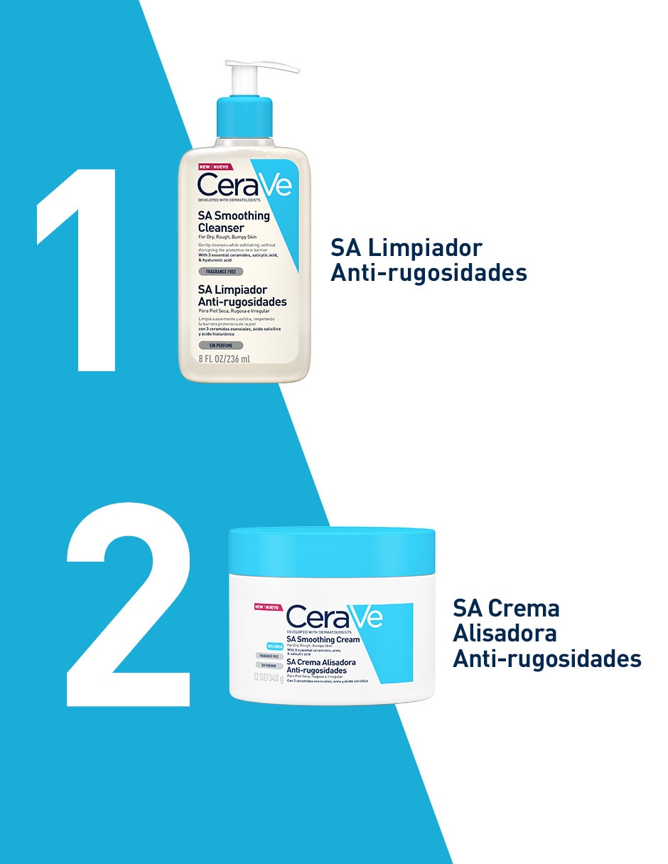 Limpiador corporal SA Limpiador Anti-rugosidades 236 ml Cerave para exfoliar 2