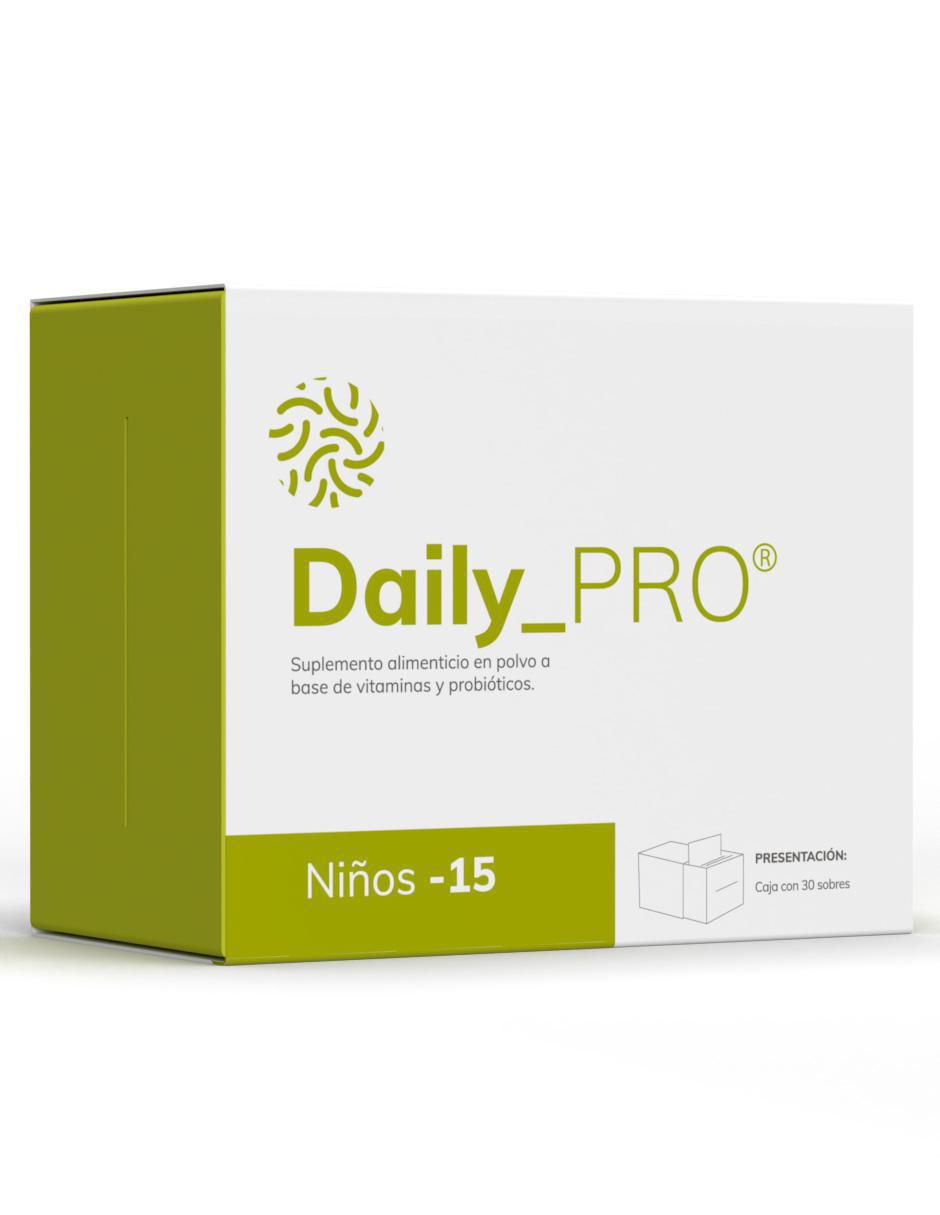 Daily Pro con probióticos sabor vainilla de 30 piezas