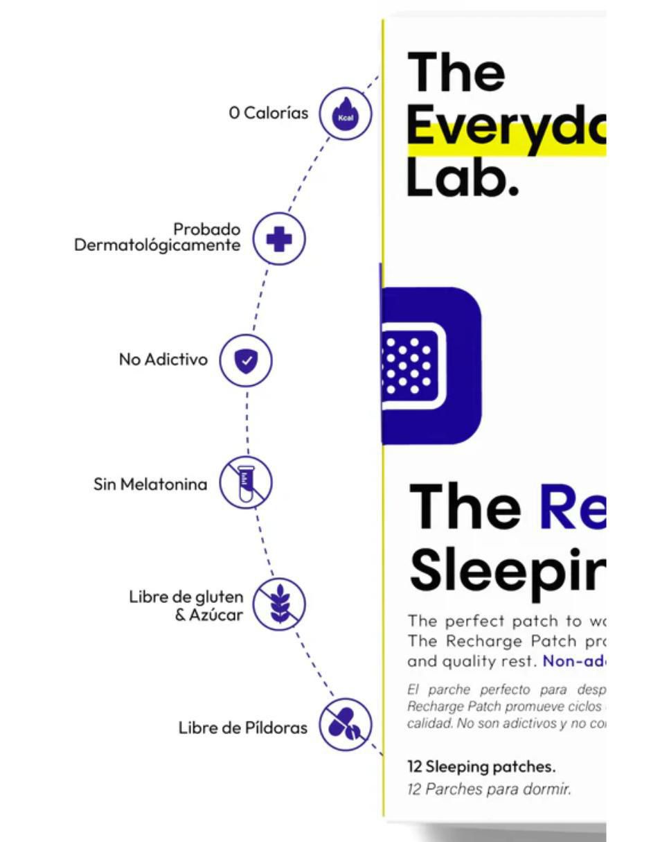 Recharge Sleeping Patch de 12 PARCHES 2
