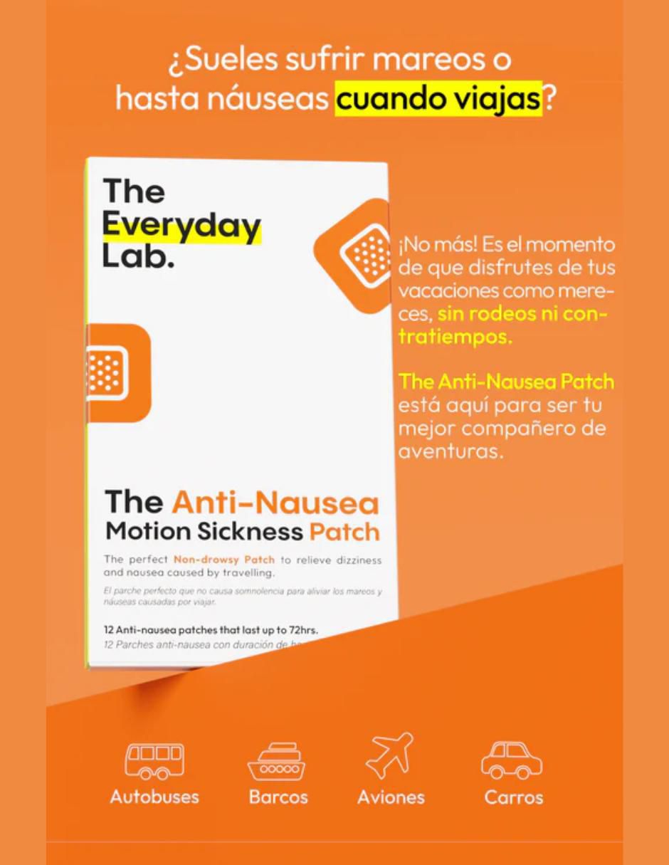 Anti- Nausea Motion Sickness de 12 PARCHES 5