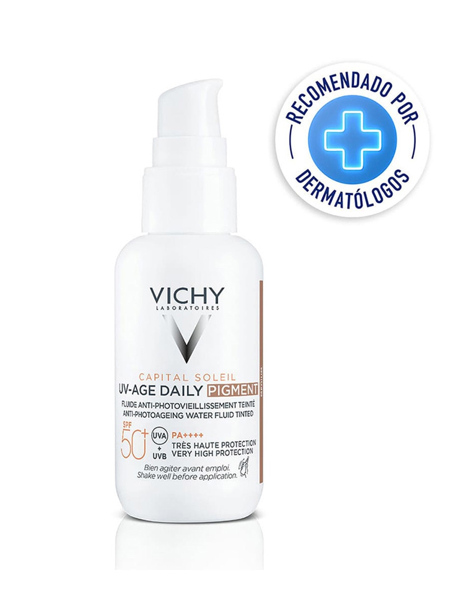 Bloqueador solar FPS 50 UV-AGE Daily Pigment Capital Soleil 40 ml 6