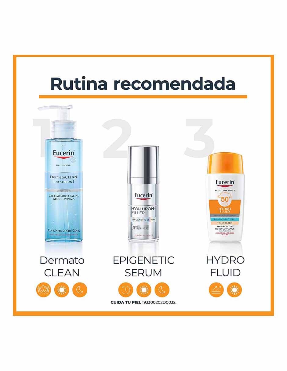 Tratamiento facial Hydrofluid Sun para eliminar el brillo 7