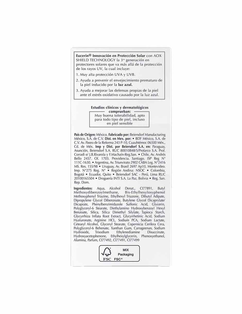 Tratamiento facial Hydrofluid Sun para eliminar el brillo 10