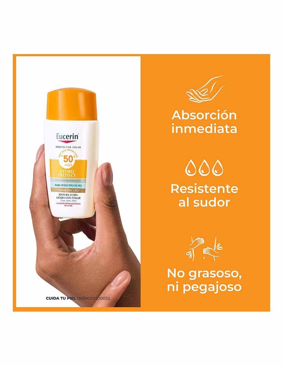 Tratamiento facial Hydrofluid Sun para eliminar el brillo 5